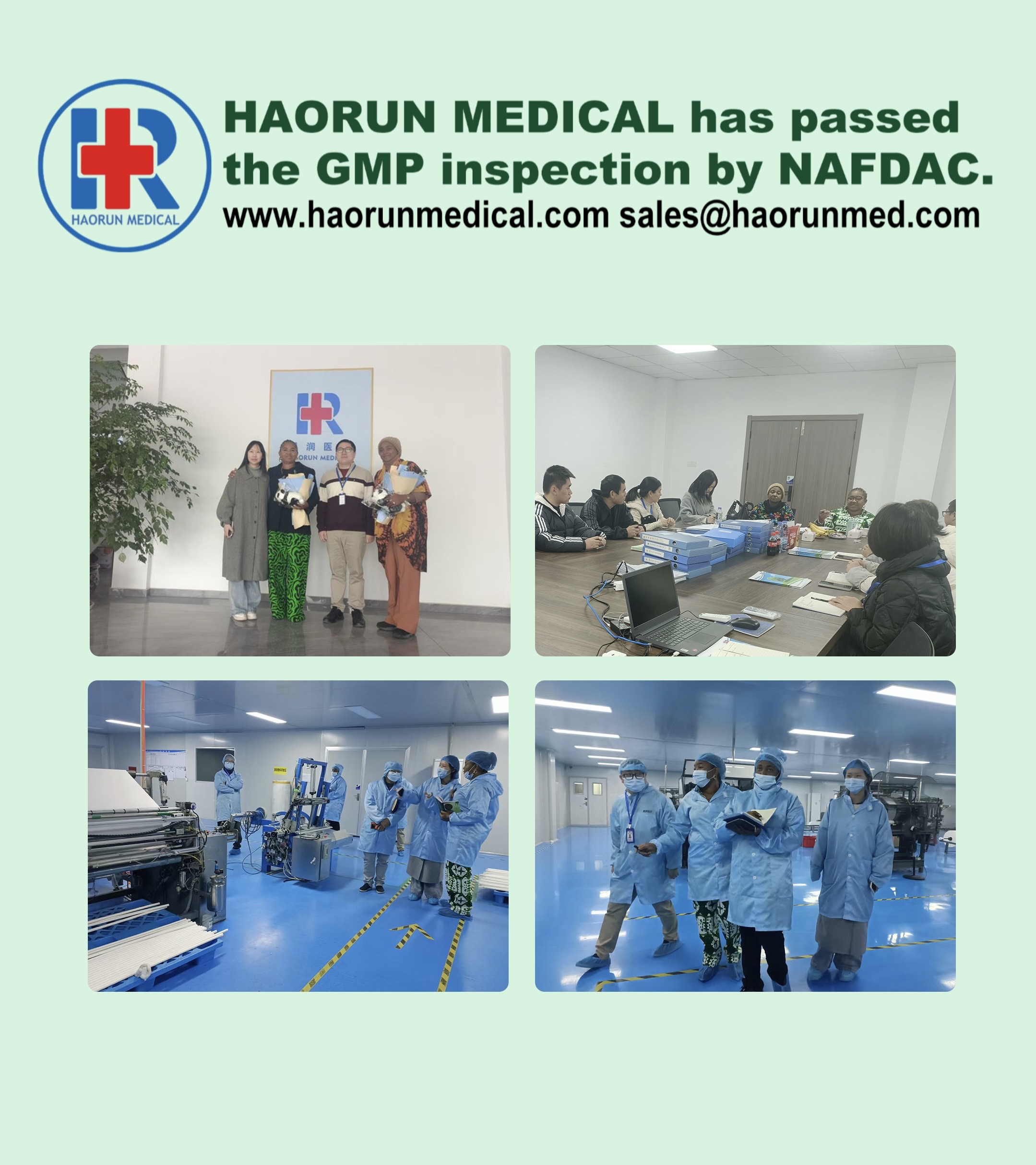 Haorunmeds kvalitet vinner internationellt erkännande – godkänd NAFDAC-certifiering