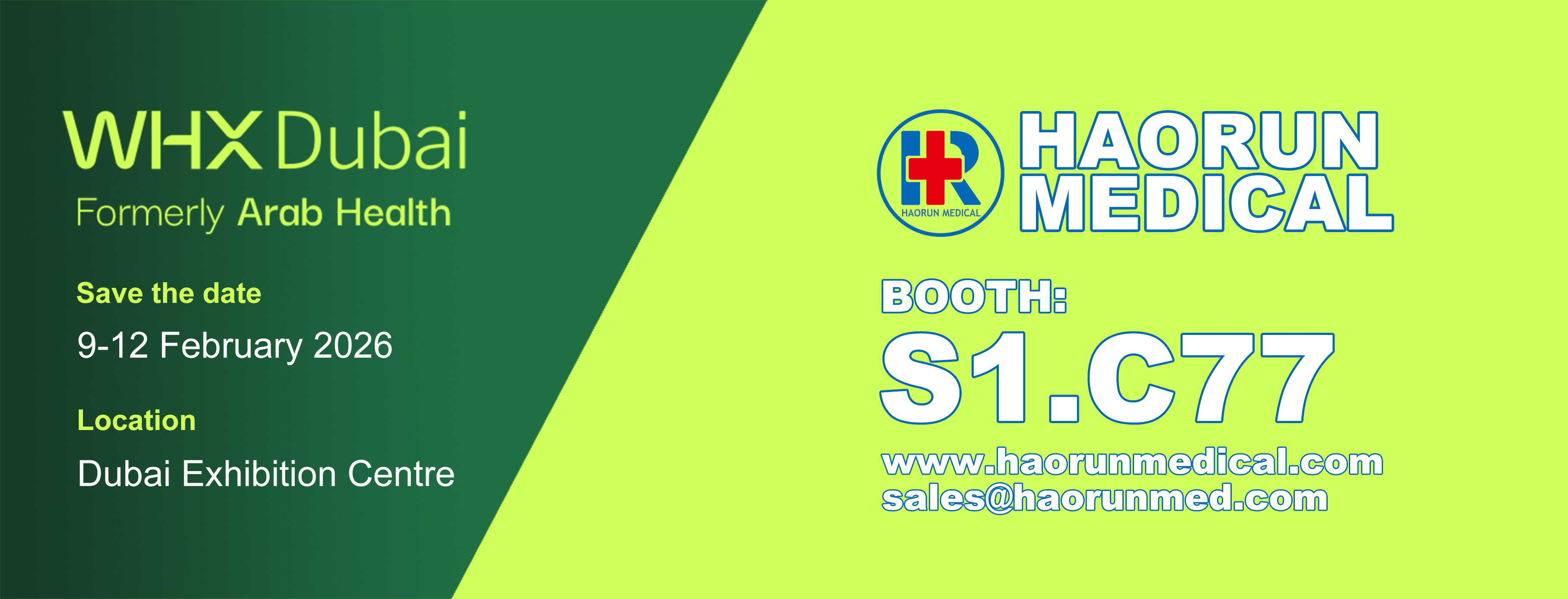 Haorun Medicals team är fullt förberedda för den första utställningen 2026