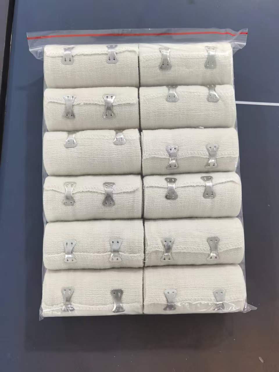 Haorun medicinsk nylansering: 105g & 120g Spandex Plain Weave-bandage med slät kant (naturvit) – Perfekt för avancerad marknad