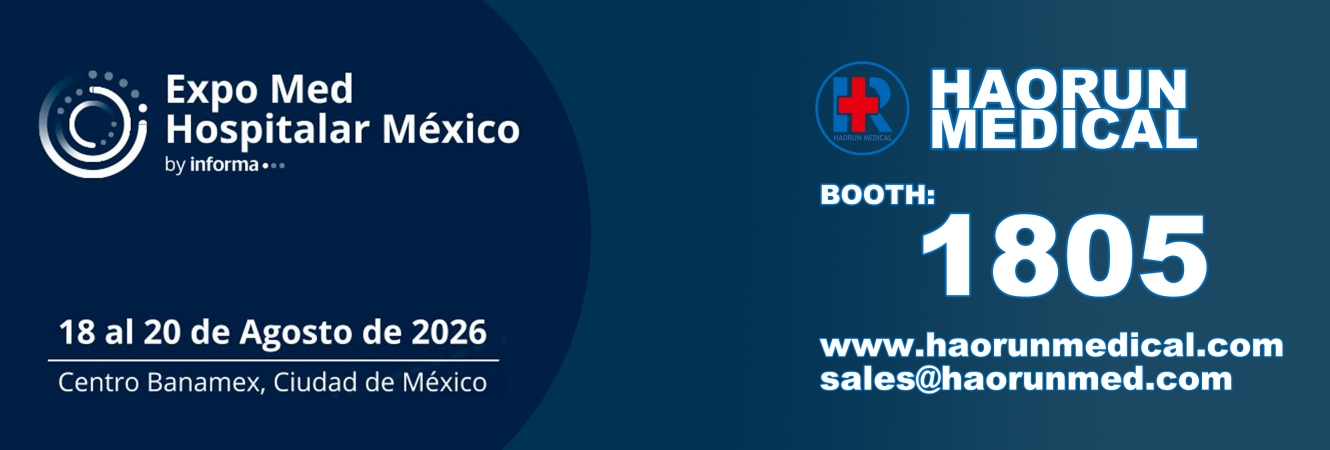 Haorun Medical, una empresa profesional en el campo de los consumibles médicos, participará en Expo Med | Hospitalar México.