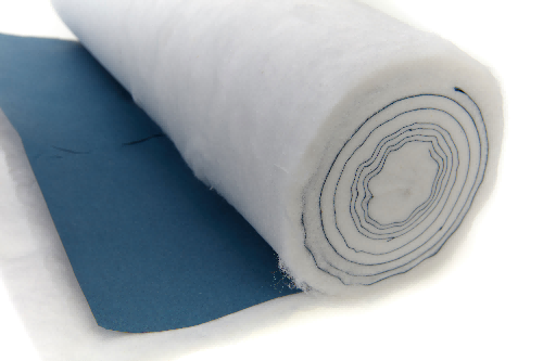 Absorberande bomullsull sammanflätad